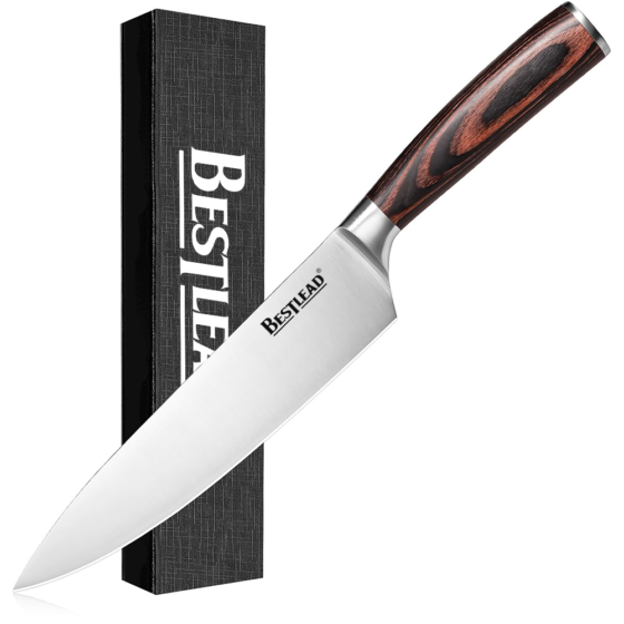 YTB-27 Chef Knives, 1.4116 High Carbon Stainless Steel Chef Knives for Cutting Fruit and Vegetables