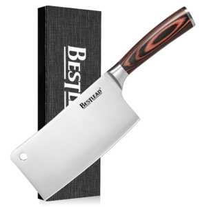 YTB-30 Cleaver Knife Vegetable Fruit Cleaver Pakkawood Handle with Gift Box