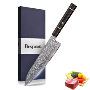 BJB-42 Chef's Knife Japanese Knife Professional Cooking Knife Full Mahogany Handle Exquisite Gift Set