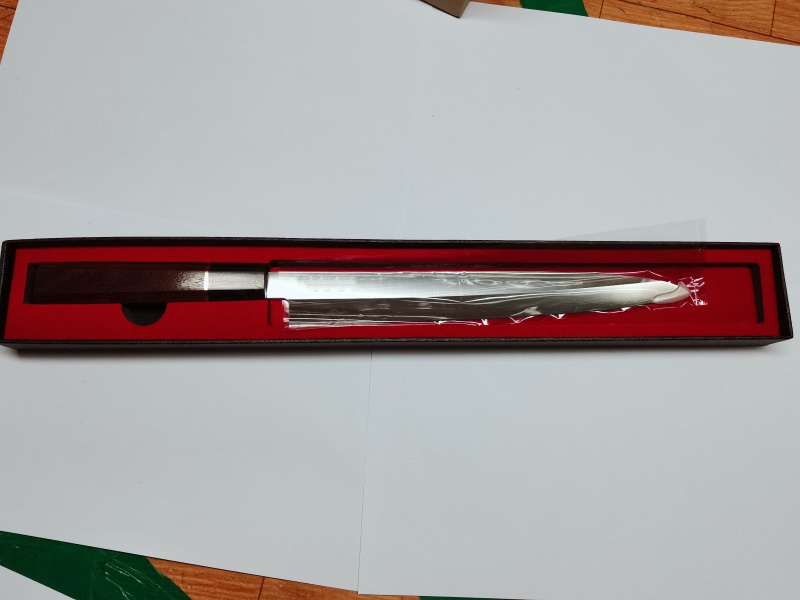 #06 American customer right hand fish raw knife - Showcase - 2